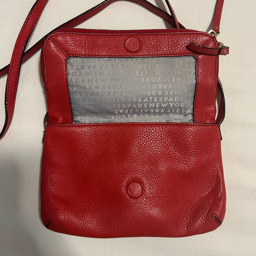 Kate Spade Vibrant Red Crossbody Bag - Picture 5 of 9